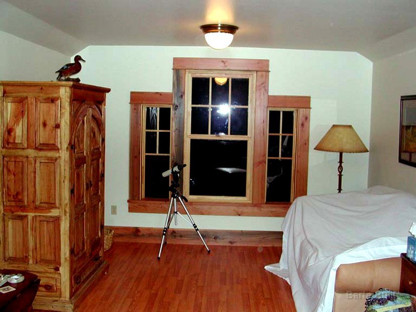 Upstairs window